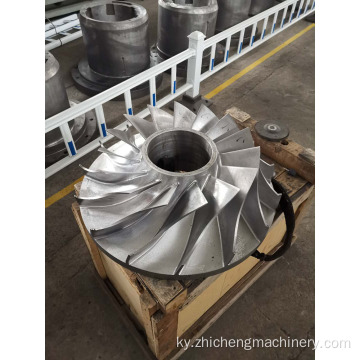 Ылайыкташтырылган Кастинг Алюминий Ачык Насос Impeller